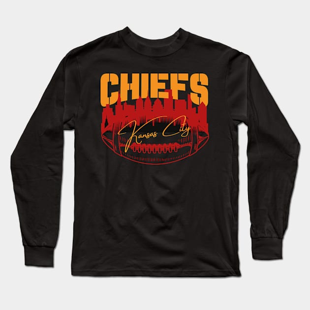 kansas city chiefs Long Sleeve T-Shirt by soft and timeless